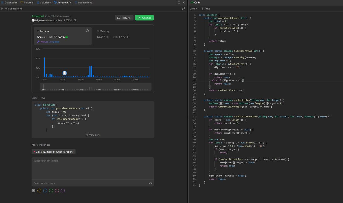 flow3rfragrance's tweet image. #leetcodepractice