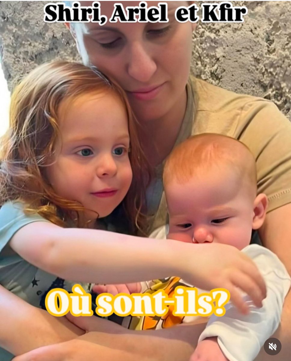 Je l’ai dit , je ne cesserai jamais de montrer ces photos de #Kfir #Ariel et #Shiri #Bibas . 
Peu importe votre haine, vos insultes .
#BringThemKfirArielShiriBibasHome 💙🎗️