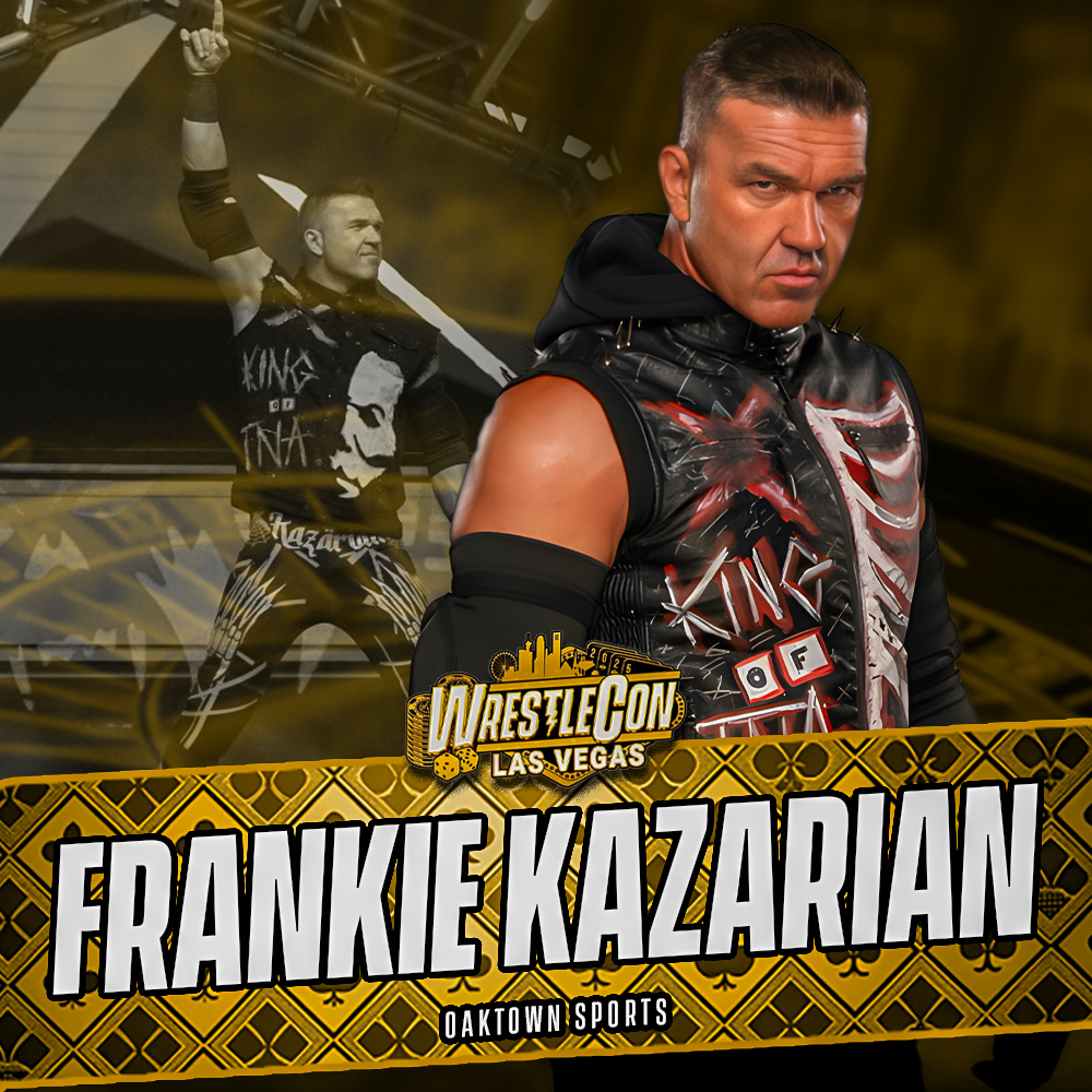 wrestlecon's tweet photo. Oaktown Sports is bringing 4 guests to Vegas. 

Preorders now available at  https://t.co/yBKc1ECPIq https://t.co/k5oQBUrqxf