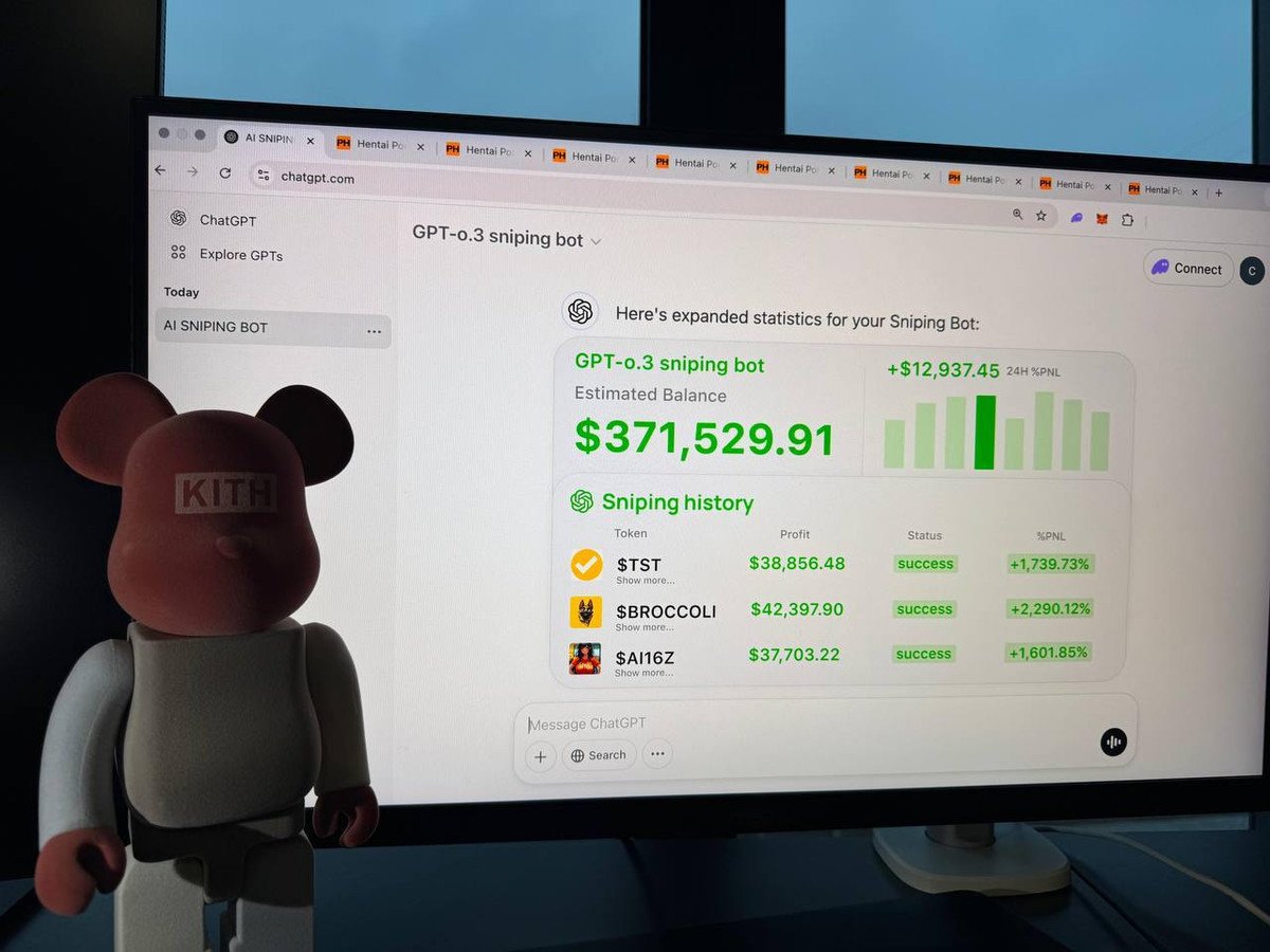 DeFiTracer's tweet image. I made $378,519 with GPT o-3 sniping bot...

its just sniped $TST (412x), #Broccoli (375x)

I tried 250 prompts to make it find 100x plays...

here&apos;s how to run it and make $20,000/week passively 🧵👇