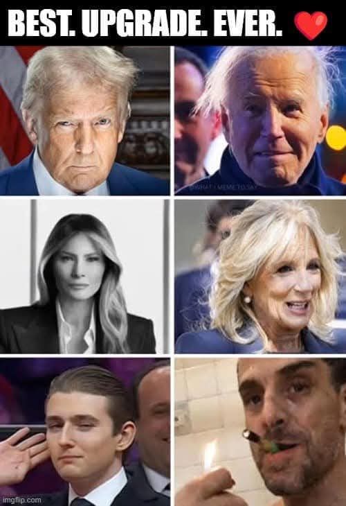 TX Momma Bear aka maahh68 (@txmommabear1) on Twitter photo 1000% UPGRADE! 👊🇺🇸👊
#MAGA
#USA
#Trump
#AmericaFirst
<a href="/POTUS/">President Donald J. Trump</a>
<a href="/FLOTUS45/">Melania Trump 45 Archived</a>
<a href="/BARRONTRUMP/">Barron Trump</a> 1000% UPGRADE! 👊🇺🇸👊
#MAGA
#USA
#Trump
#AmericaFirst
<a href="/POTUS/">President Donald J. Trump</a>
<a href="/FLOTUS45/">Melania Trump 45 Archived</a>
<a href="/BARRONTRUMP/">Barron Trump</a>