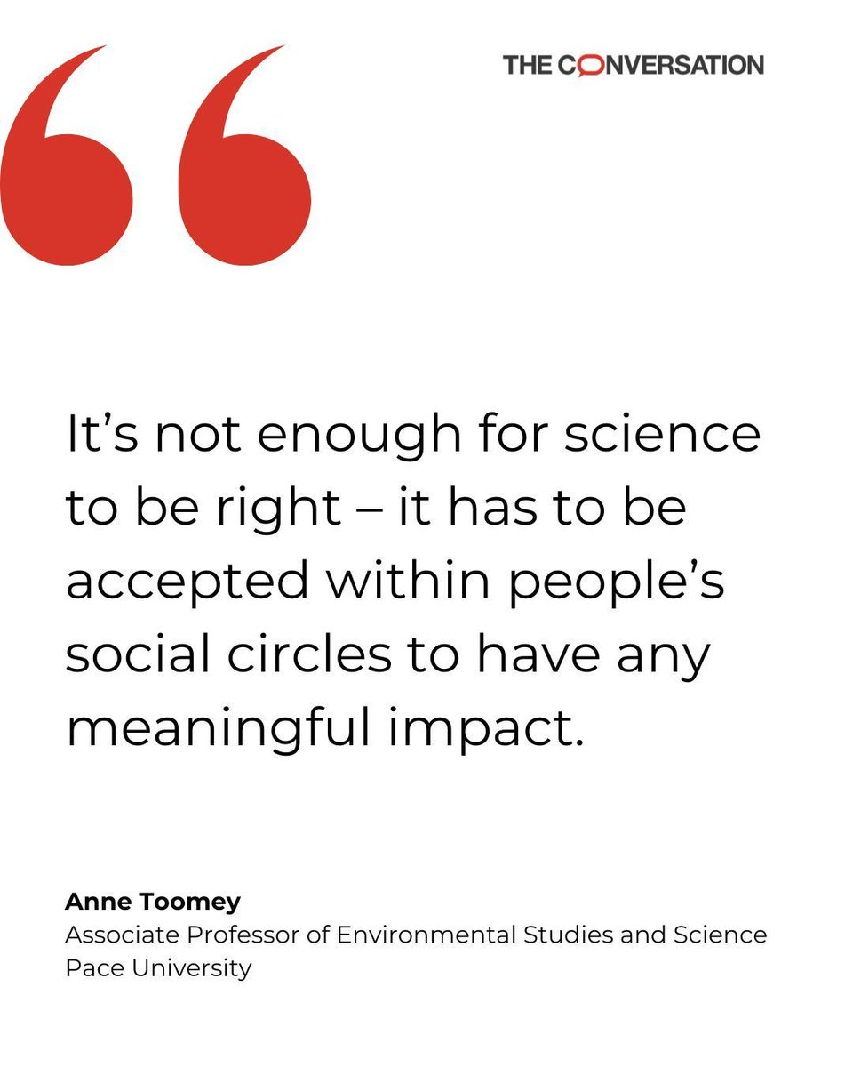 Countering #misinformation isn’t just about the facts—it’s about how those facts spread through social networks and communities. #Science being right isn’t enough; it must be accepted within social circles to make an impact. buff.ly/4jT0rcB
