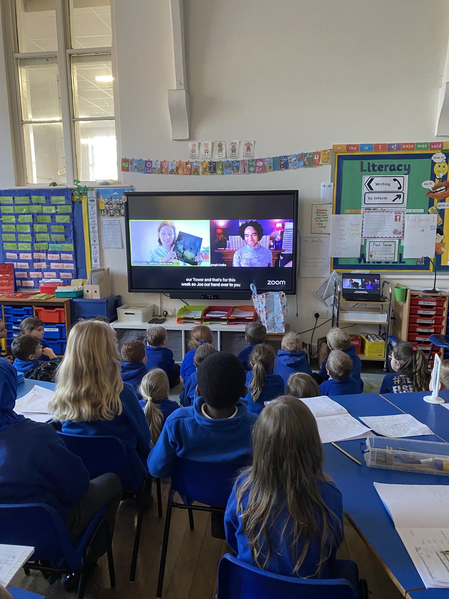 MiltonClass1's tweet image. As part of National Storytelling Week we listened to a new story by Joseph Coelho called Our Tower. There was lots of rich discussion about new characters and settings. #NationalStorytellingWeek #Elsecarreading