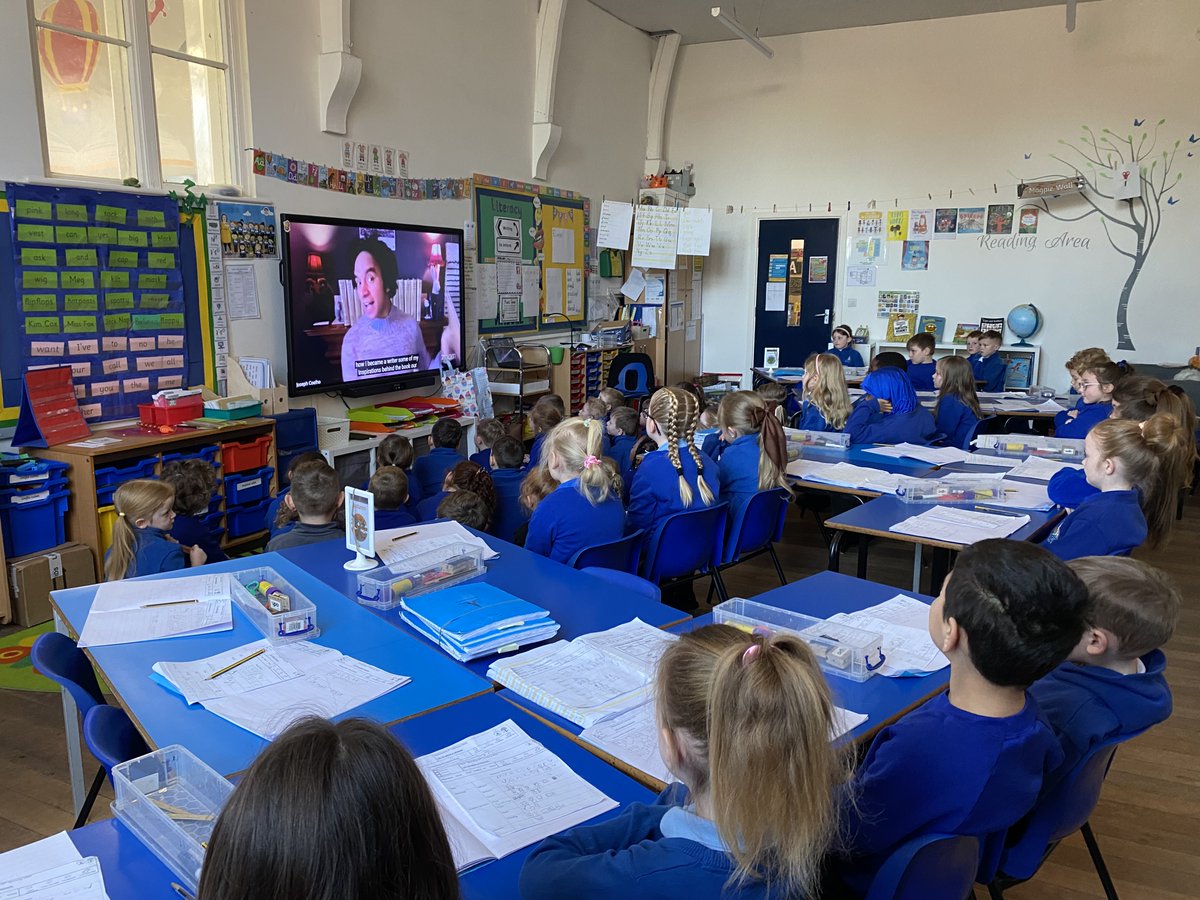 MiltonClass1's tweet image. As part of National Storytelling Week we listened to a new story by Joseph Coelho called Our Tower. There was lots of rich discussion about new characters and settings. #NationalStorytellingWeek #Elsecarreading