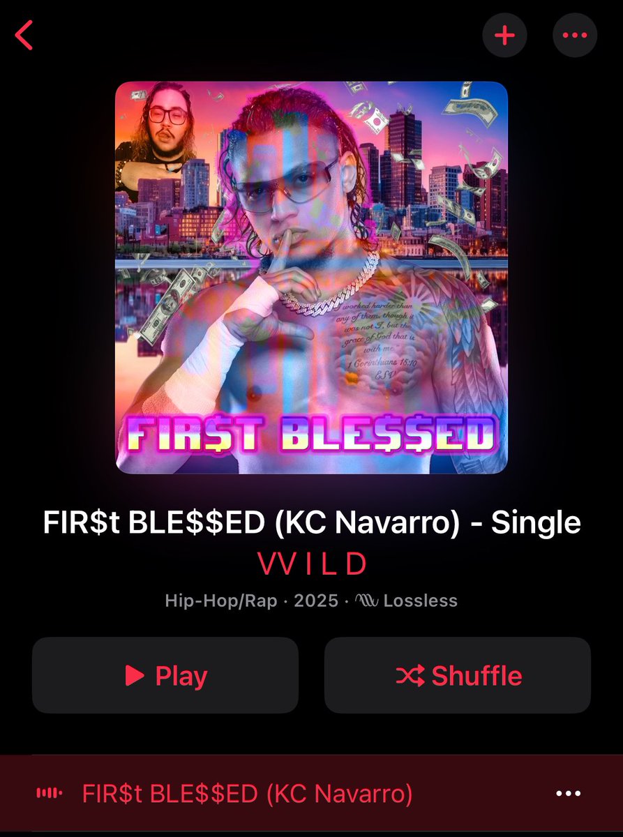 Go listen to this banger that just dropped for <a href="/KCwrestles/">KC Navarro</a>!! Fir$t Ble$$ed by <a href="/official_vvild/">Wild.</a> 

distrokid.com/hyperfollow/vv…