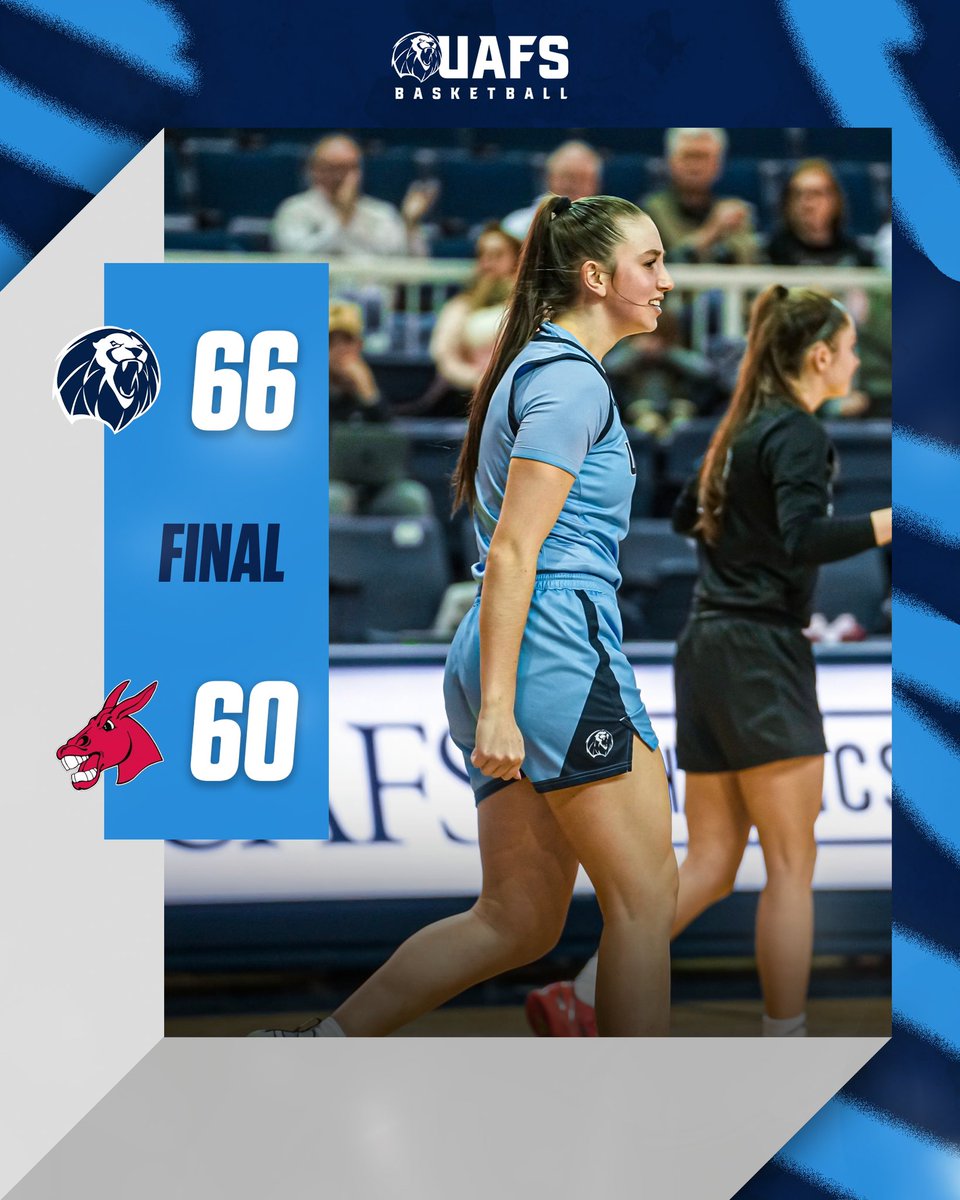 UAFSSports's tweet image. FINAL!

Lions beat Central Missouri 66-60! Morgan Browning had 17 points and Sinetra Jones recorded 4 blocks!