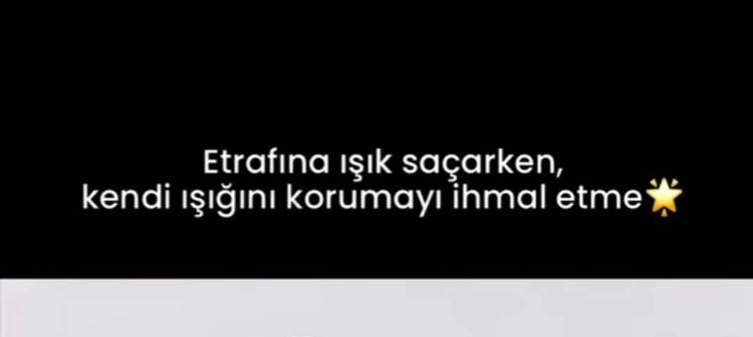 Etrafına ışık saçarken,
Kendi ışığını korumayı ihmal etme..

#iyigeceler