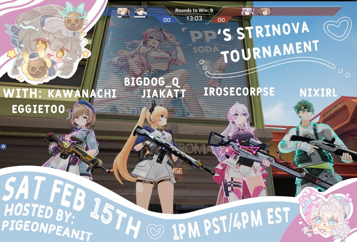 FIRST EVER PIGEON PEANIT STRINOVA TOURNEY !!!!!! starting now!!!!