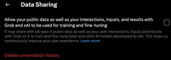 📢 REMINDER TO TURN OFF AI 📢

You can opt-out!

I will never stop anyone from leaving this hellhole but you CAN opt-out. Make sure to do this ASAP.