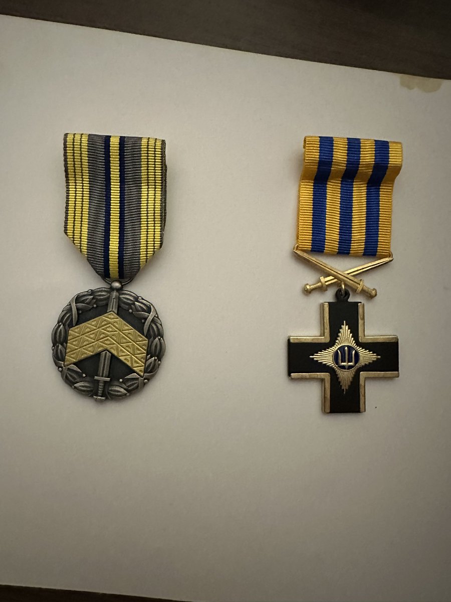 Friends, this is my last fundraiser! 
I received these awards from General Syrsky 
Best Sergeant of 2024 and Steel Cross 
total collected 3890 dollars goal 20000 
So let's give away these two awards! I've been waiting 10 days for hidden comments
Pp erokhin12345d@icloud.com