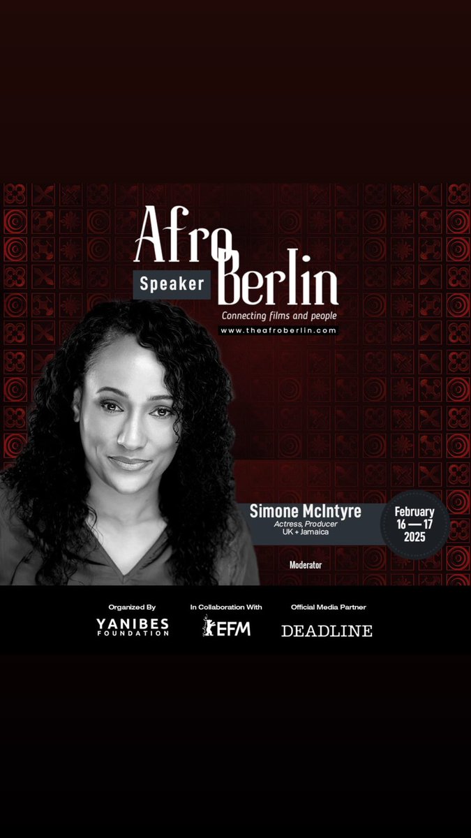 Looking forward to the kick off for AfroBerlin tomorrow 🎉🎉🎉 where I will be moderating some rather cool conversations. If you are in Berlin for the festival do join us! theafroberlin.com #Berlinale75