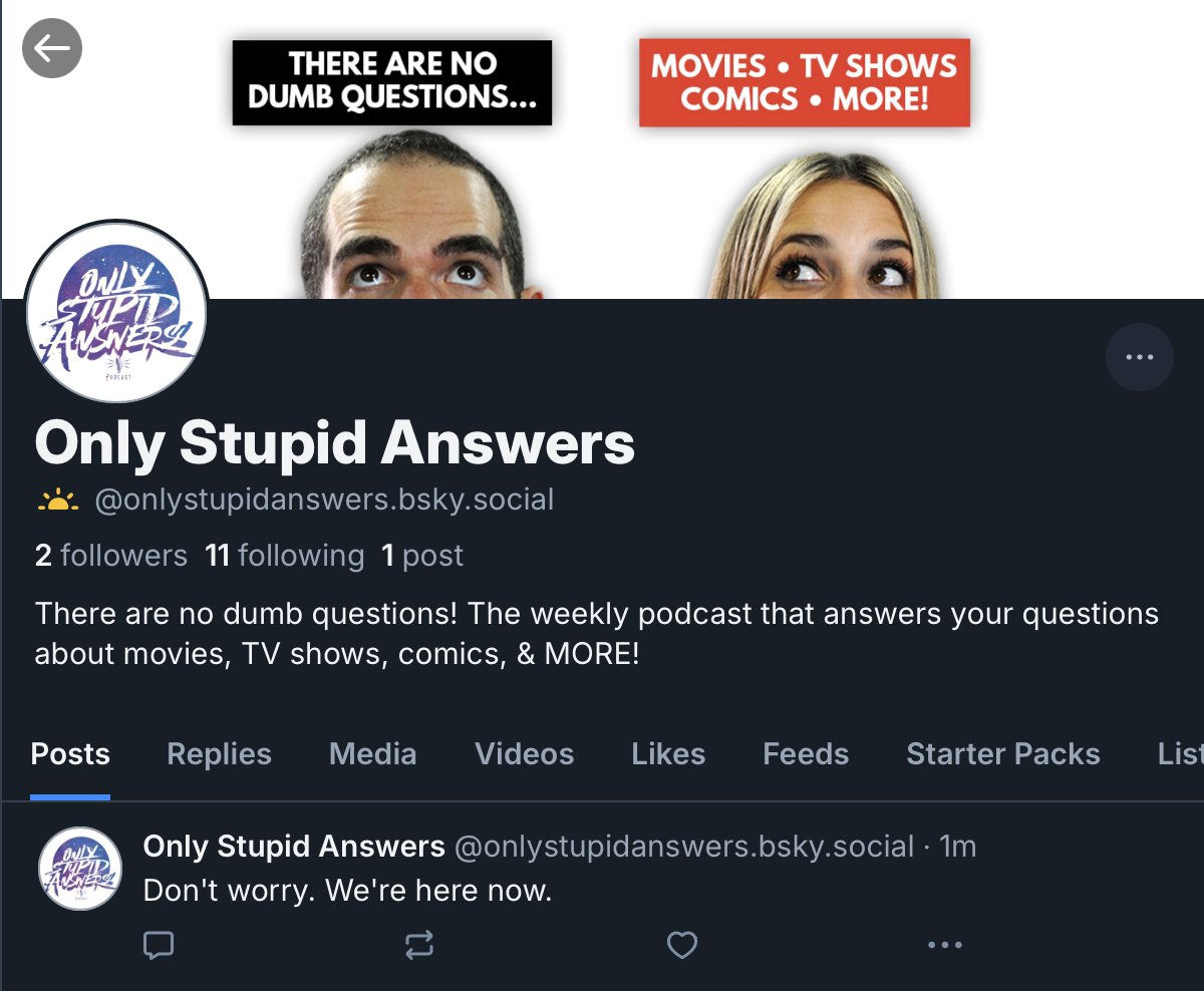 Only Stupid Answers tweet media