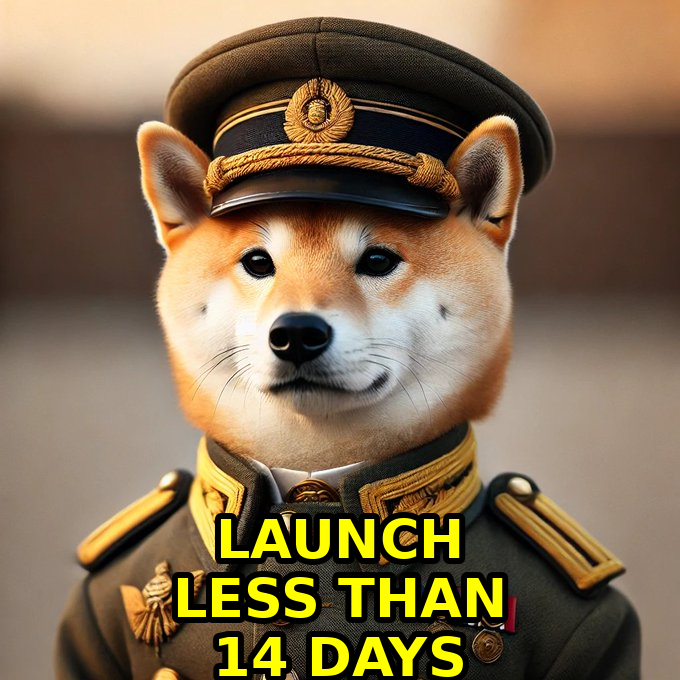 MilitaryDoge_'s tweet photo. 🚨The Countdown has started🚨

🔥$MLTDOGE is deploying on 28.2. !🔥
The most elite meme army is preparing for battle. Are you enlisted?🐕
LFG Degens💰🚀
Like+RT🤝

🔗TG: https://t.co/5pR45mapsk (early CA)
📅 Launch: 28.2.2024 Time: TBA
#MLTDOGE #CryptoArmy #Memecoin #Altcoins 📈 https://t.co/sftl1elWrH