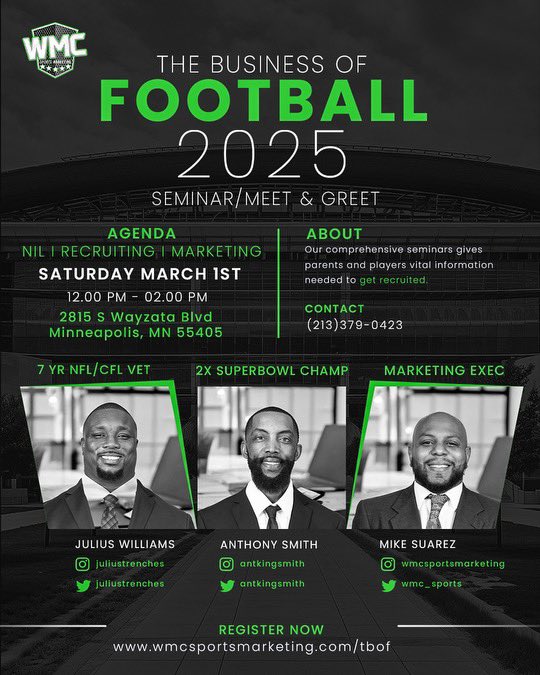 MINNEAPOLIS, MINNESOTA We Mobbin‼️ It’s UP‼️

wmcsportsmarketing.com/tbof