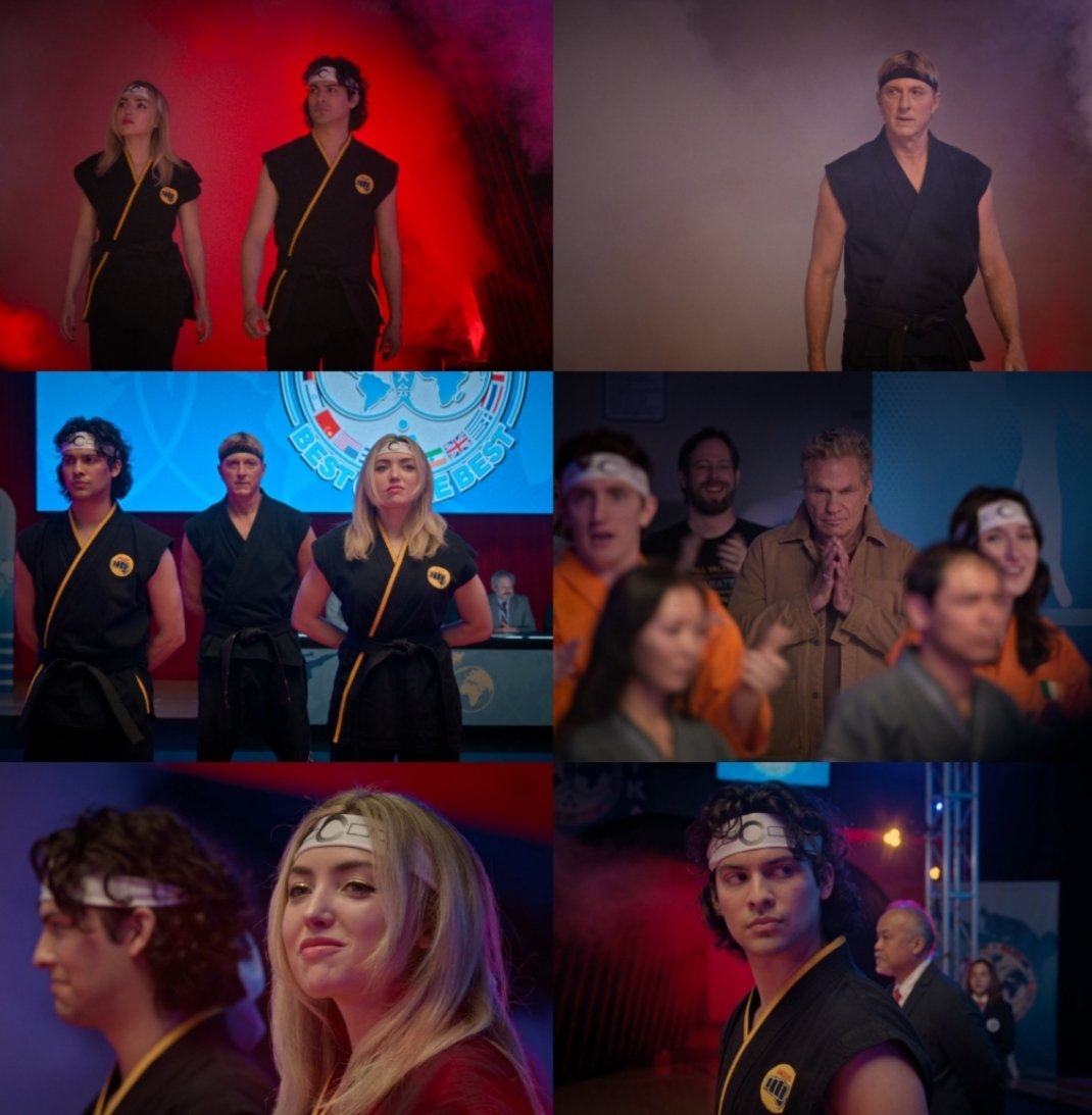 nacaomarvell's tweet photo. ESSE EPISÓDIO 13 DE COBRA KAI FOI O AUGE DA PERFEIÇÃO 

O tanto que eu gritei quando o Miguel e Johnny entraram com o kimono do Cobra Kai junto com a Tory

ABSOLUTE CINEMA https://t.co/2c9q6kdmEp