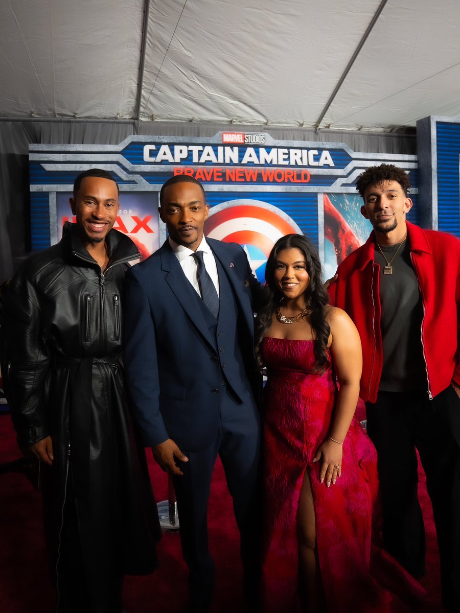 tonylucnguyen's tweet photo. Grateful to capture the magic for Disney’s newest Marvel film Captain America: Brave New World, covering Disney’s Power of Joy creators. Walking the red carpet and seeing it in IMAX was unreal. Huge thanks to @KhleoThomas —couldn’t have done it without you! https://t.co/AQD57x0dnt