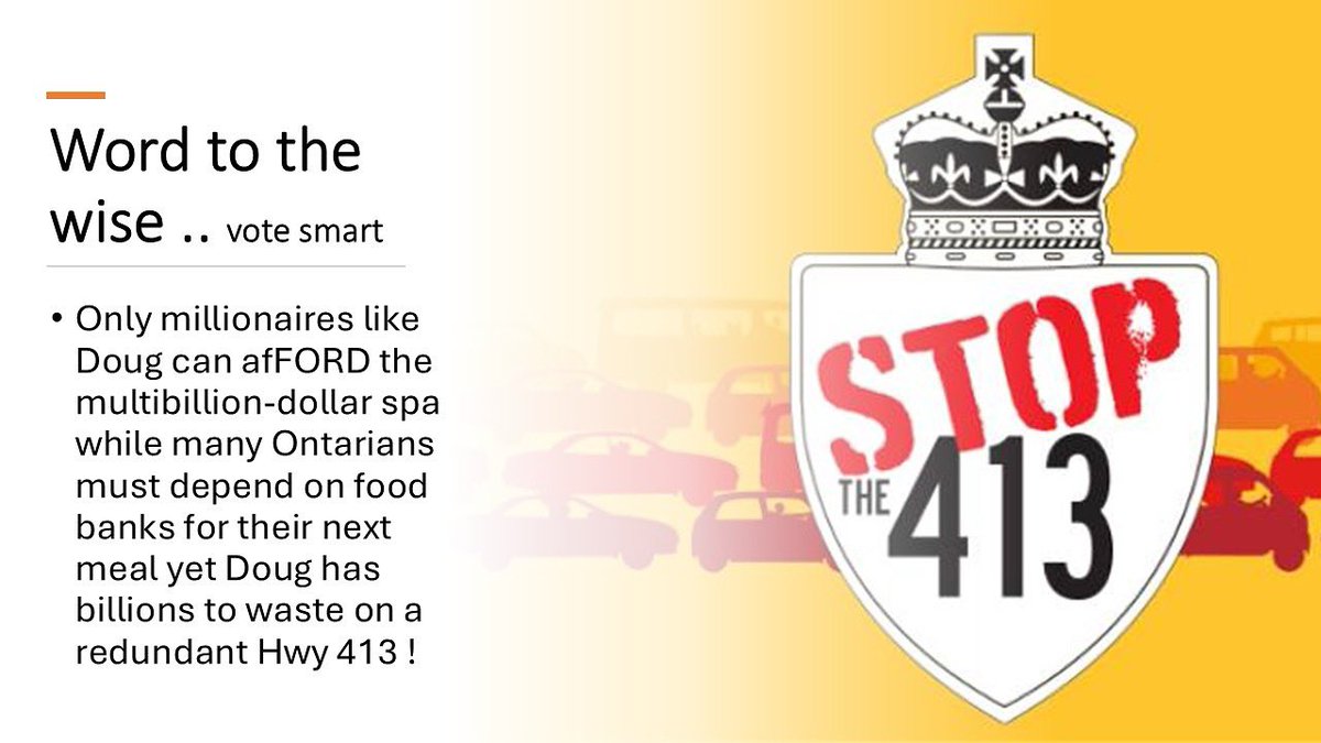 Vote Smart 👉🏼votewelll.ca
<a href="/BonnieCrombie/">Bonnie Crombie 🇨🇦</a> <a href="/MaritStiles/">Marit Stiles</a> <a href="/fordnation/">Doug Ford</a> <a href="/MikeSchreiner/">Mike Schreiner</a>