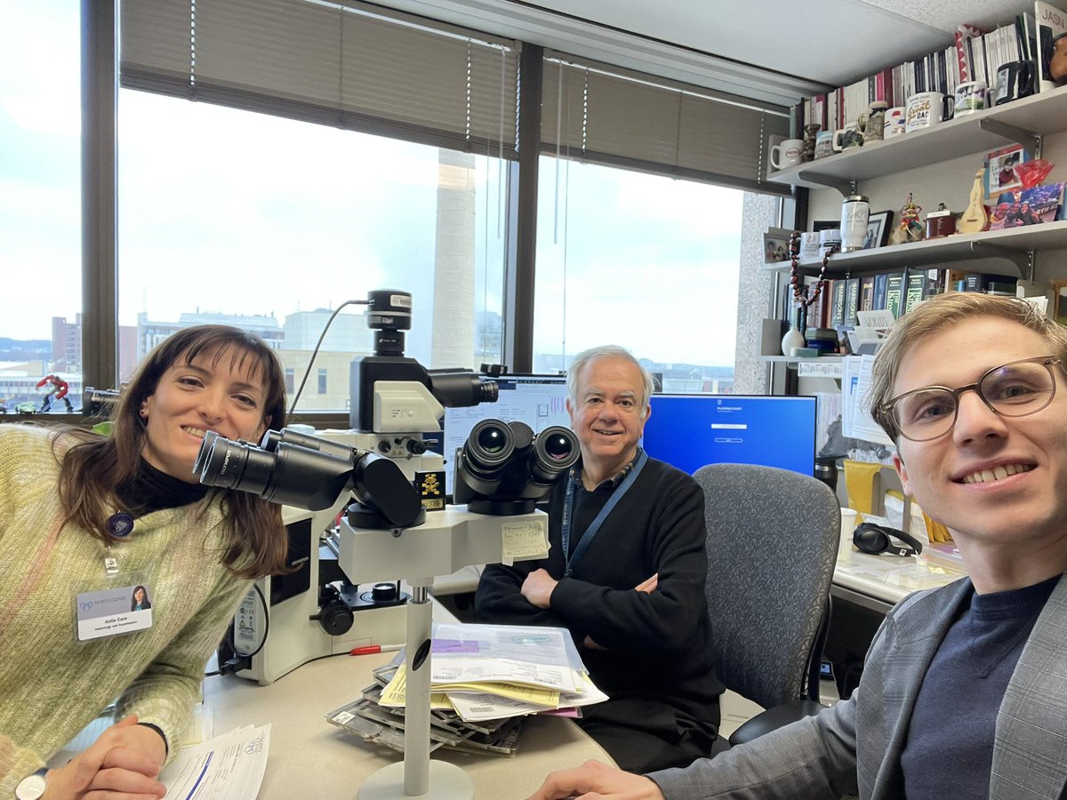 Always a joy to teach and have company while  signing out my Saturday morning cases.

Anila &amp; Gianmarco are among the most sincere &amp; dedicated fellows I have met.

Saw 9 cases ranging from ATN, lupus nephritis, IgA, diabetes, interstitial nephritis, membranous &amp; myeloma kidney.
