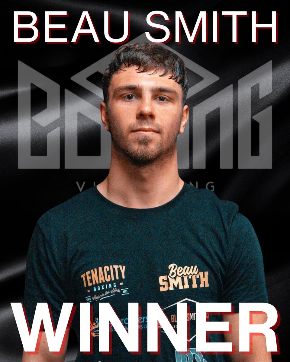 Beau Smith puts in a dominant performance, moving to 4-0 in Newcastle 🥊✨

#BeauSmith | #Winner | #TenacityBoxing | #VIPBoxing | #TeamVIP | <a href="/BeauSmi39815160/">Beau Smith</a> | <a href="/BoxingTenacity/">Tenacity boxing</a>