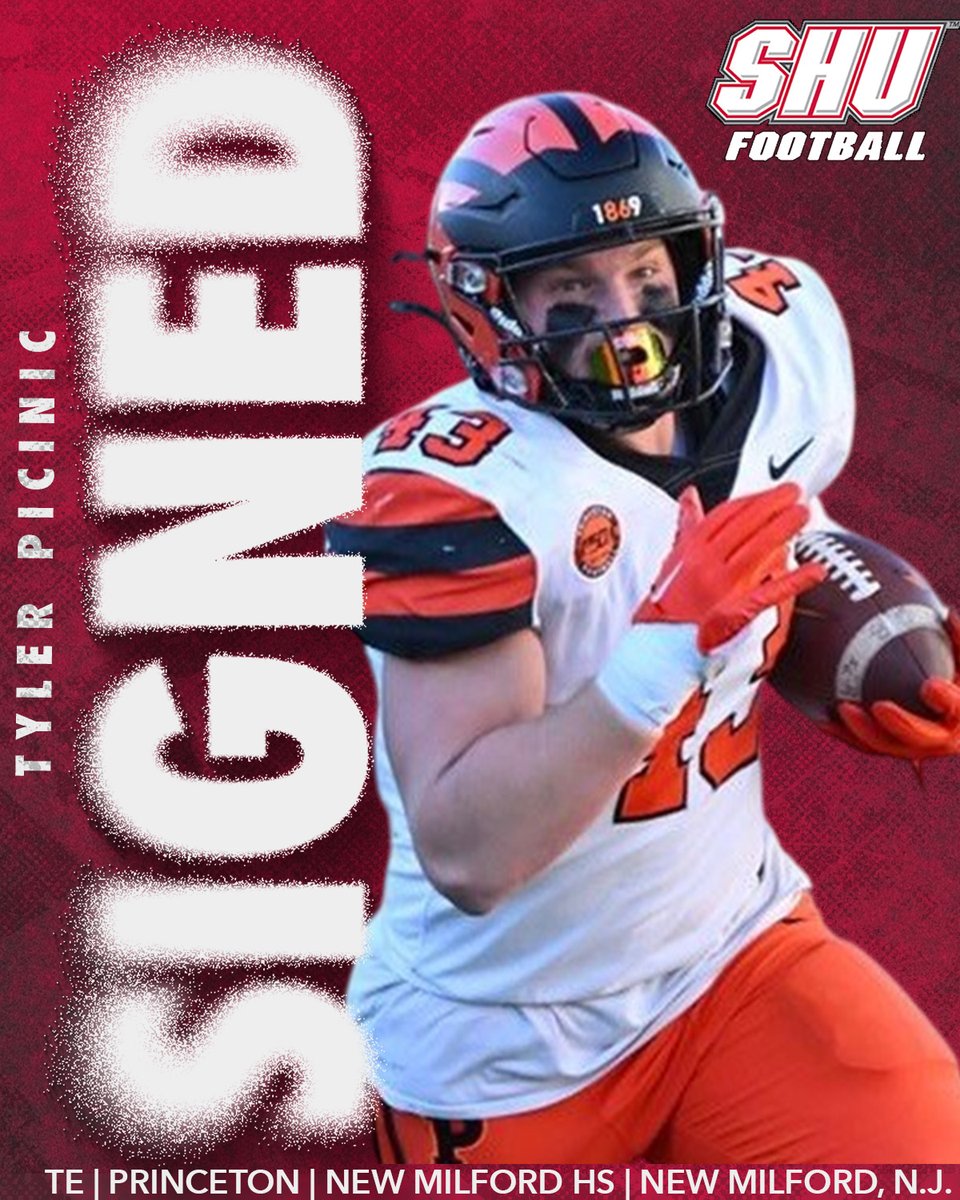Sacred Heart Football (@shu__football) on Twitter photo Welcome to the SHU Football family, Tyler!!
#WeAreSHU🏈| #DEAL | #SHUGRIT Welcome to the SHU Football family, Tyler!!
#WeAreSHU🏈| #DEAL | #SHUGRIT