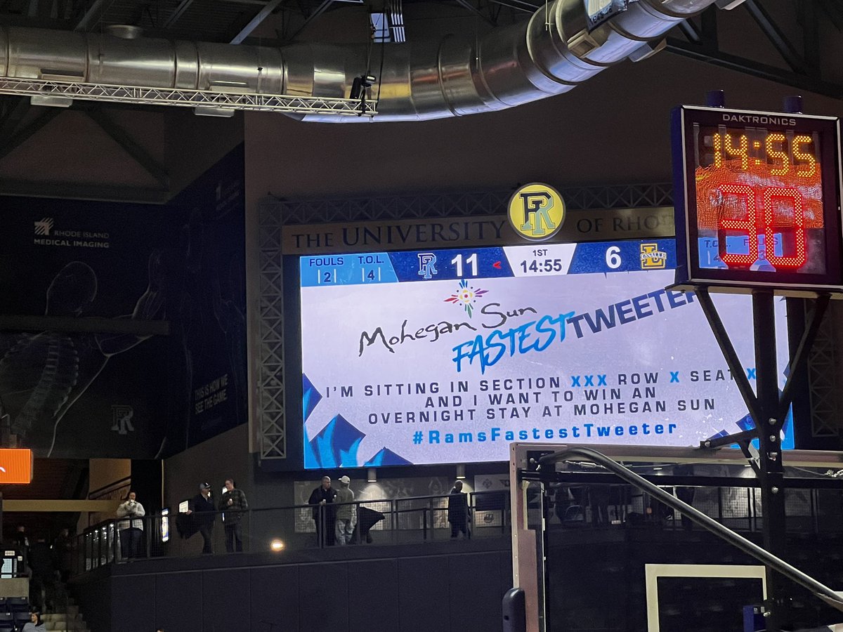 AliyehHalloway's tweet photo. I’m sitting in section 102 Row 3 seat 18 and I want tickets to win an overnight stay at Mohegan Sun! 
#RamsFastestTweeter https://t.co/xDVVR93QNn