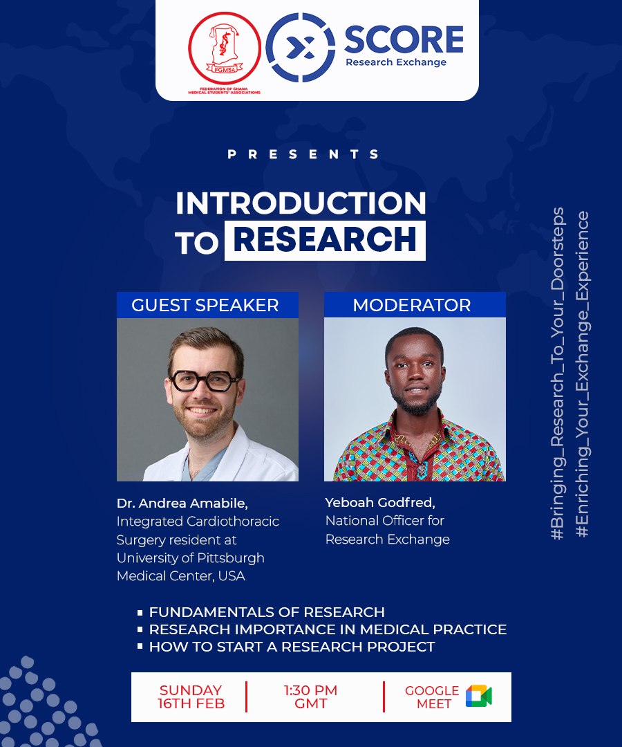Andrea Amabile, MD (@andreaamabilemd) on Twitter photo Excited to be speaking tomorrow at the "Introduction to Research" webinar hosted by the Federation of Ghana Medical Students Association at 1:30 PM GMT | 8:30 AM EST! Looking forward to connecting with bright minds across the ocean 🌍🇬🇭 <a href="/Gh_Fgmsa/">FGMSA Ghana</a> Excited to be speaking tomorrow at the "Introduction to Research" webinar hosted by the Federation of Ghana Medical Students Association at 1:30 PM GMT | 8:30 AM EST! Looking forward to connecting with bright minds across the ocean 🌍🇬🇭 <a href="/Gh_Fgmsa/">FGMSA Ghana</a>