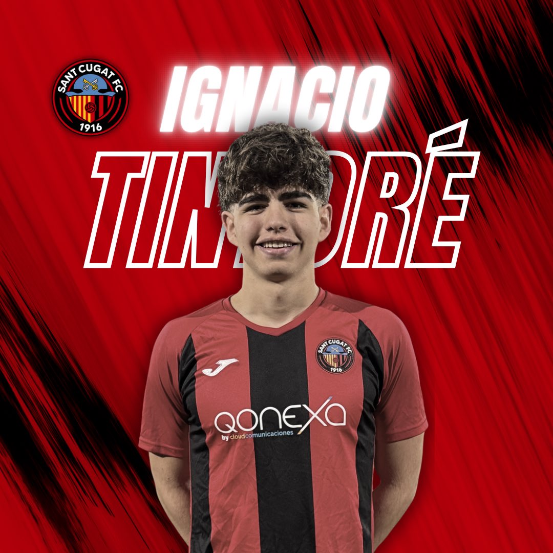 SantCugatFC's tweet photo. CLUB | El davanter del JB, Ignacio Tintoré, debuta en lliga amb el 1r Equip Masculí!

🤝🏽El jugador del JA Roger Barrera també ha jugat els seus primers minuts i de titular al Tubau. 

La base vermell-i-negre segueix nodrint al 1r Equip! Quin orgull!❤️🖤

#SomVermelliNegres https://t.co/Jd2kR1jx2t