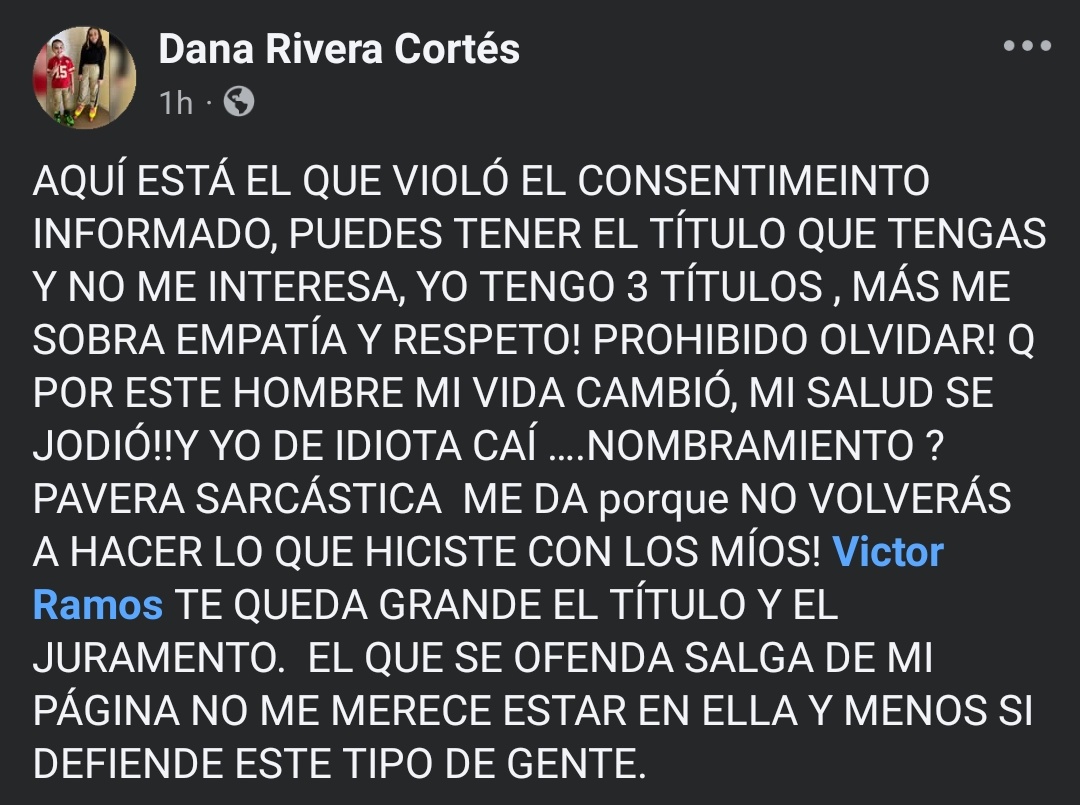 cpcispr's tweet image. Por este testimonio, y por otros cientos (y quizás miles) de casos ocurridos luego de la administración de &quot;la vacuna que nunca fue vacuna&quot; en los tiempos de la obligatoriedad, y durante la adm. de Pedro Pierluisi en 🇵🇷

NO AL NOMBRAMIENTO DE VICTOR RAMOS AL DEPARTAMENTO DE SALUD