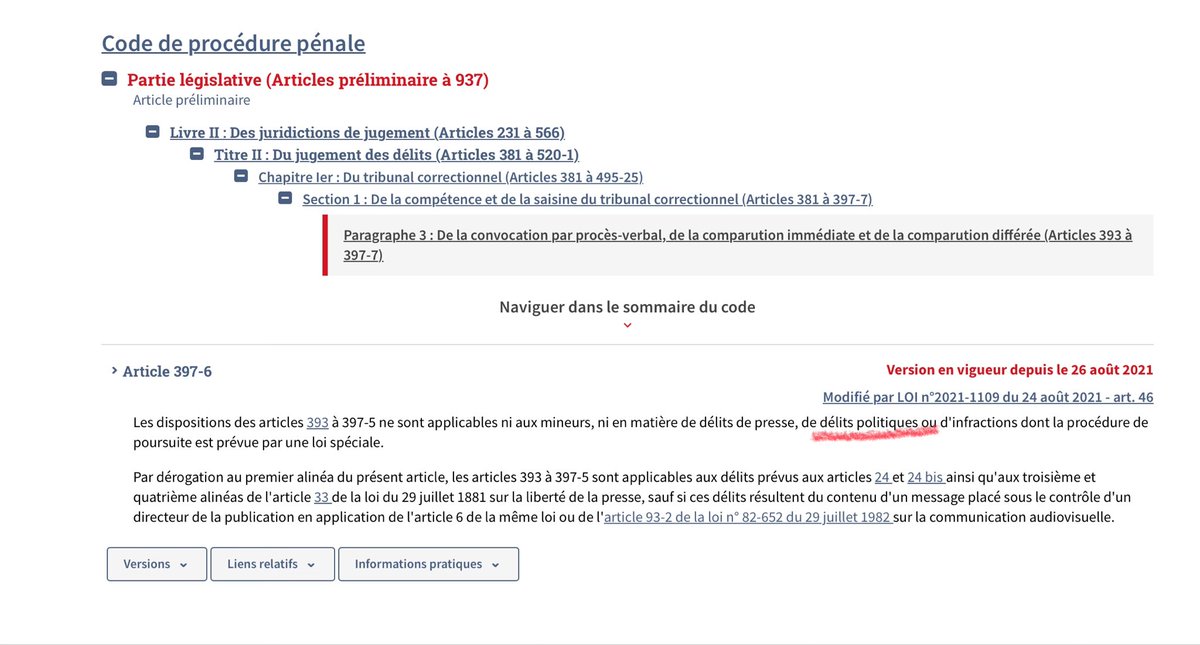 Il y a des prisonniers politiques en France car il existe des infractions politiques. Elles sont expressément visées dans le code de procédure pénale.
Par ex tout ce qui concerne le terrorisme est une infraction politique. Les atteinte aux intérêts fondamentaux de la nation aussi