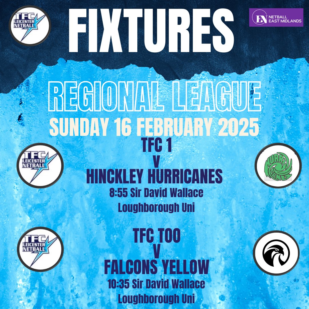 TFC Leicester Netball Club tweet media