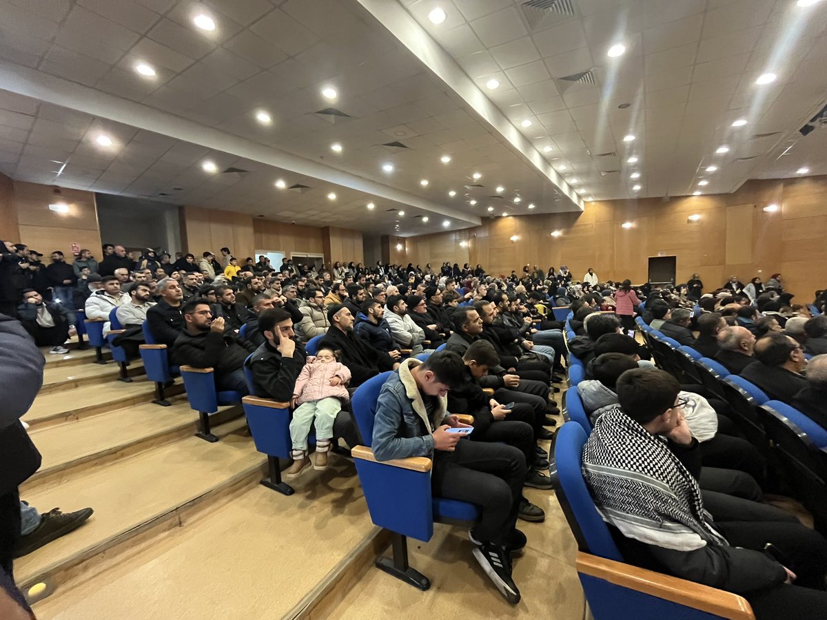 Bingöl üniversitesi Gazze programımızdan