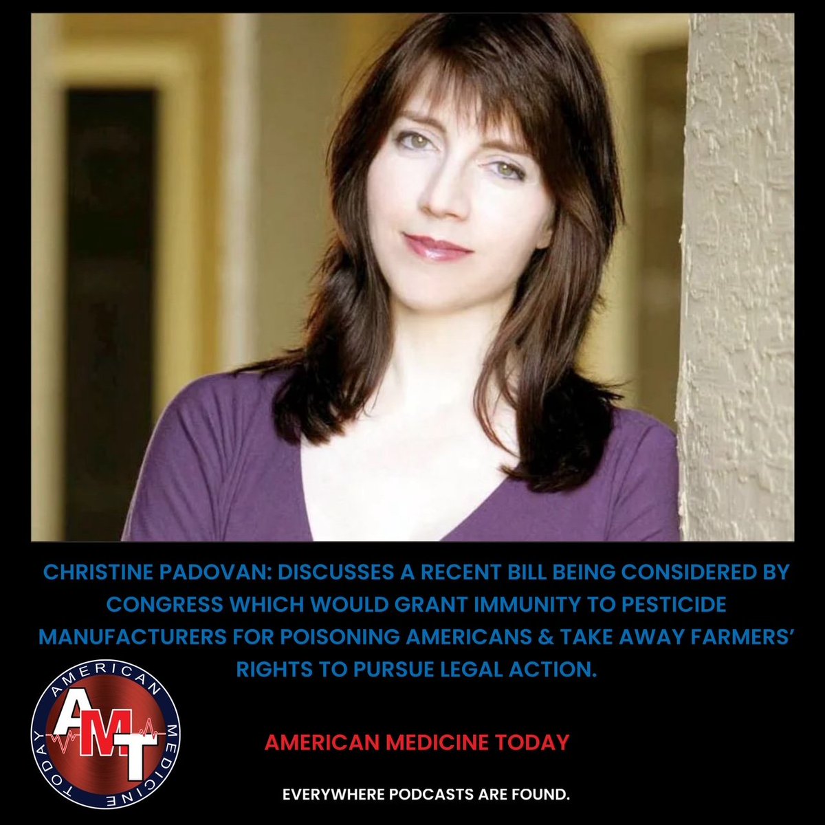 American Medicine Today: #Pesticides Harming Farmers and Pending Bill to give Immunity from Lawsuits for Pesticide Manufacturers. Guest Speaker: Christine Padovan, toxicity expert and #detox consultant:  youtu.be/3Evn_jXWYtk?si… via <a href="/YouTube/">YouTube</a>  #farmers #PestControl