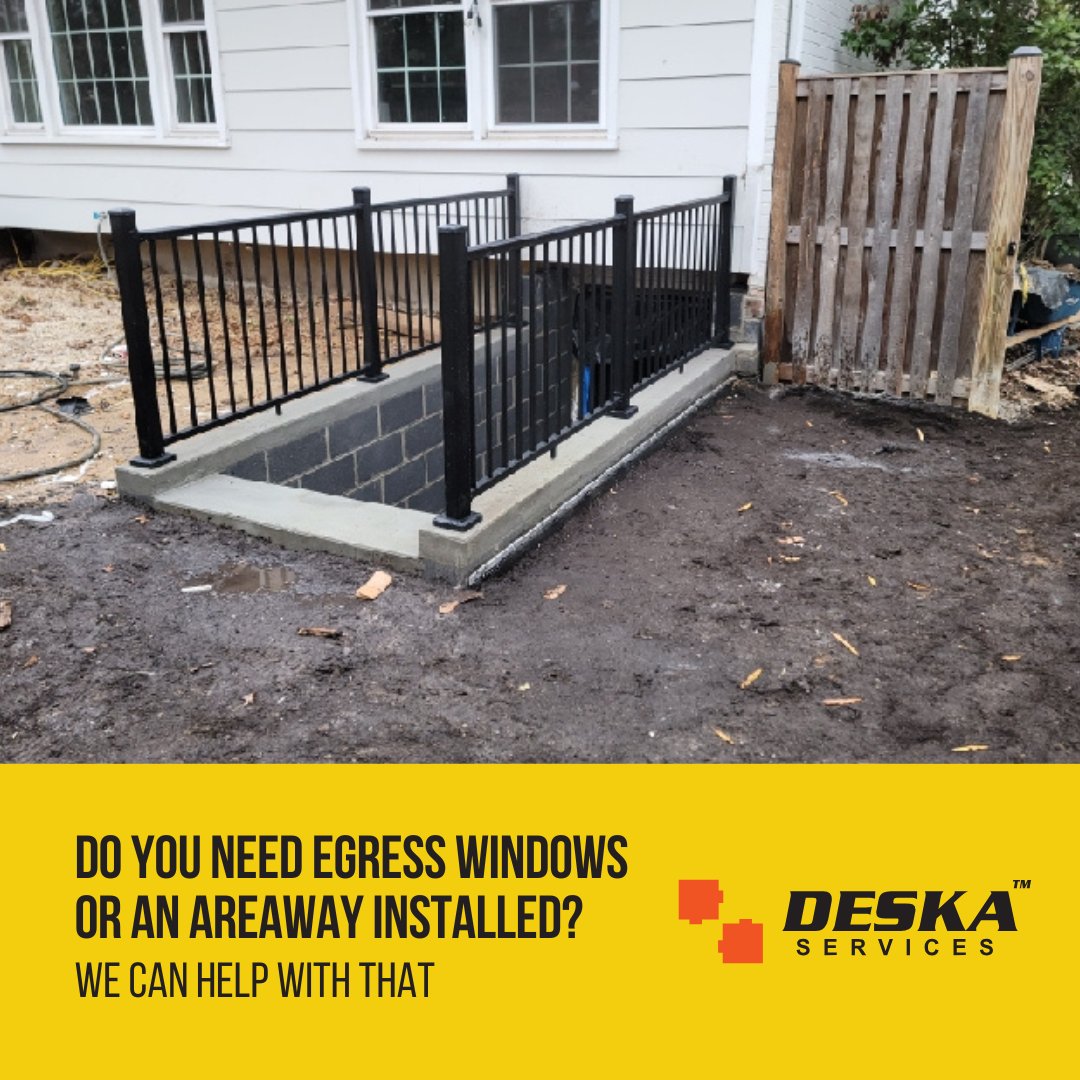 deskaservices's tweet image. Bringing your basement up to code? We can help!

Installing an egress window or areaway isn’t just about meeting building codes—it’s about safety, natural light, and adding value to your home.

#EgressWindows #BasementUpgrades #Deska #HomeSafety #FoundationRepair
