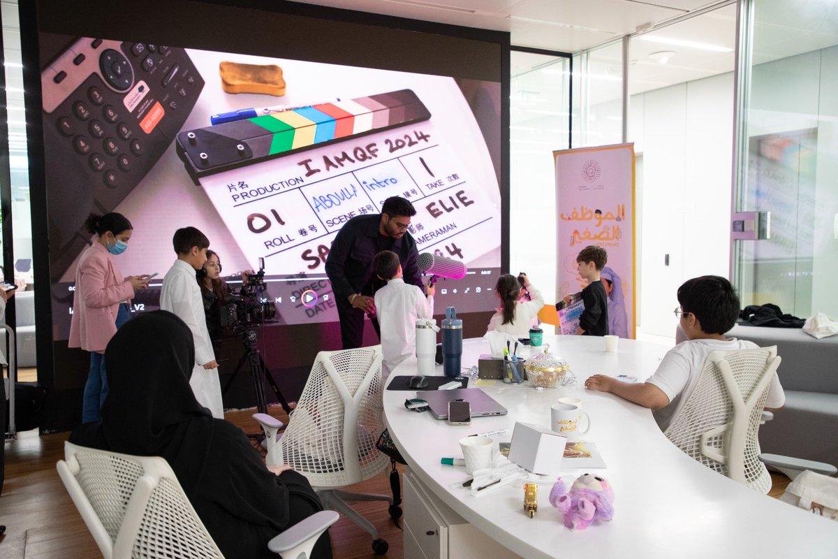 GulfTimes_QATAR's tweet photo. Qatar Career Development Center, founded by Qatar Foundation, launched the fifth edition of the 'Little Employee' initiative with a special event for the children of Qatar Foundation's Communication Directorate staff.
@QCDCQatar @QF #LittleEmployee
https://t.co/zq4M7gAK0x https://t.co/xXTejbdGMJ