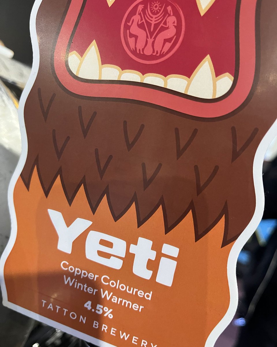 Tatton Yeti is a fab winter warmer - we brew it with Demerara and Muscovado sugars to give it a rummy and slightly sweet finish. You’ll find on the Wantsum/Tatton Brewery bar in the Main Hall.
