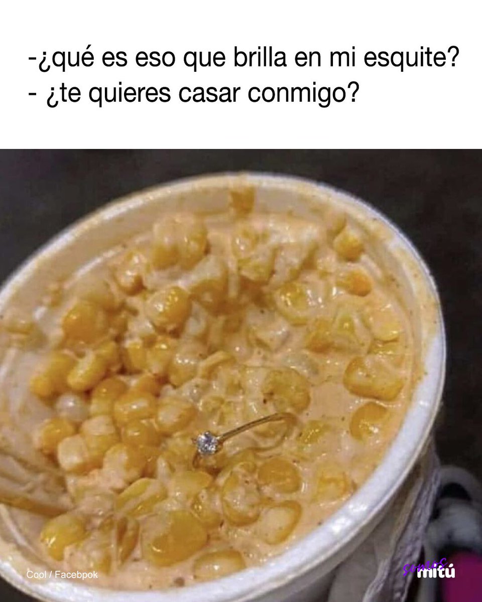 somosmitu's tweet photo. YESSSSSSSSSSS 😂

#elote #esquite #amor #novio #propose #proposal #sanvalentin #valentinesday https://t.co/ZdXdTIx0ug