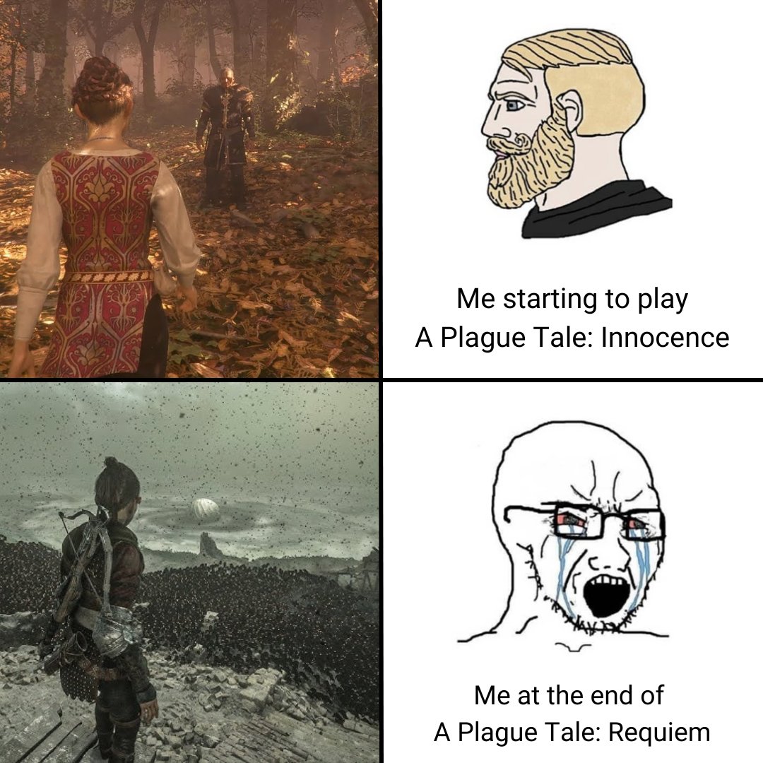 The calm before the storm… A journey we’ll never forget in #APlagueTale! 🖤