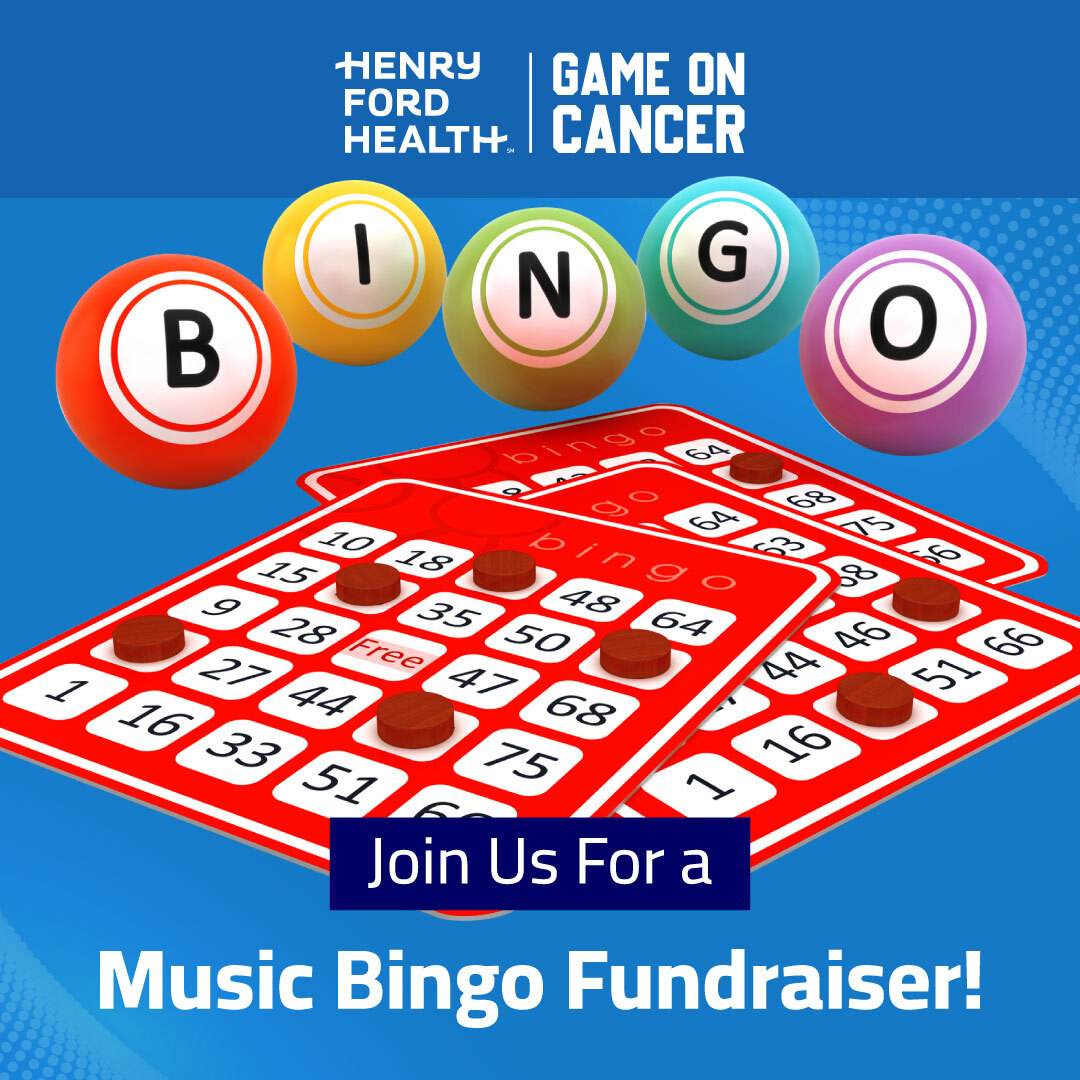 GameOnCancerDET's tweet image. Join us for Happy Hour MixTape Bingo hosted by fundraising Team OneIT!

🗓️ Feb. 21
🕐 Check-in 5:30 pm; games start at 6 pm
📍@CadillacStraits
💰 $10/person—1 beverage + 4 games of MixTape Bingo

Contact Marie Lee from Team OneIT at mlee4@hfhs.org for more info! #GameOnCancer