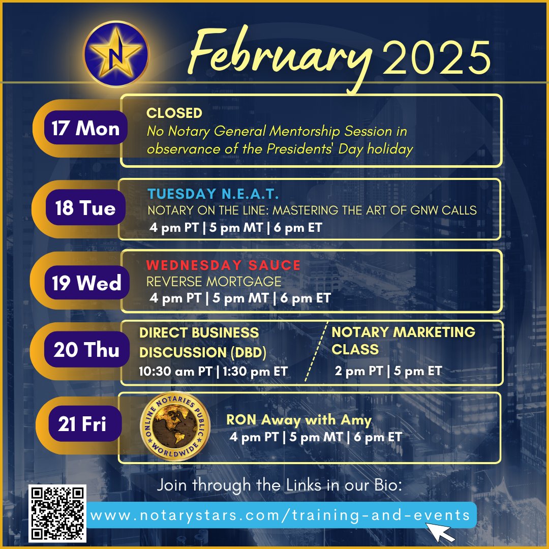 NotaryStars's tweet image. Plan your Signing Agent Excellence Training sched for next week. See you!
🌐notarystars.com/training-and-e…

#SigningAgentExcellence #NotaryStars
#notarylife #mentorship #notarypublic #notary #loansigningagent