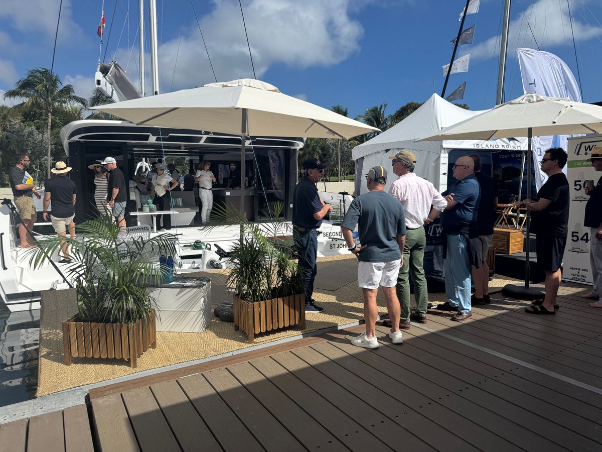 windelocat's tweet image. Day 4 at #MiamiInternationalBoatShow!  

Thank you to everyone who stopped by the #Windelo display 🌊

If you haven’t gotten a chance to yet, be sure to make your way to the Miami International Boat Show this weekend!

#MIBS2025 #windelocatamaran #boatshow