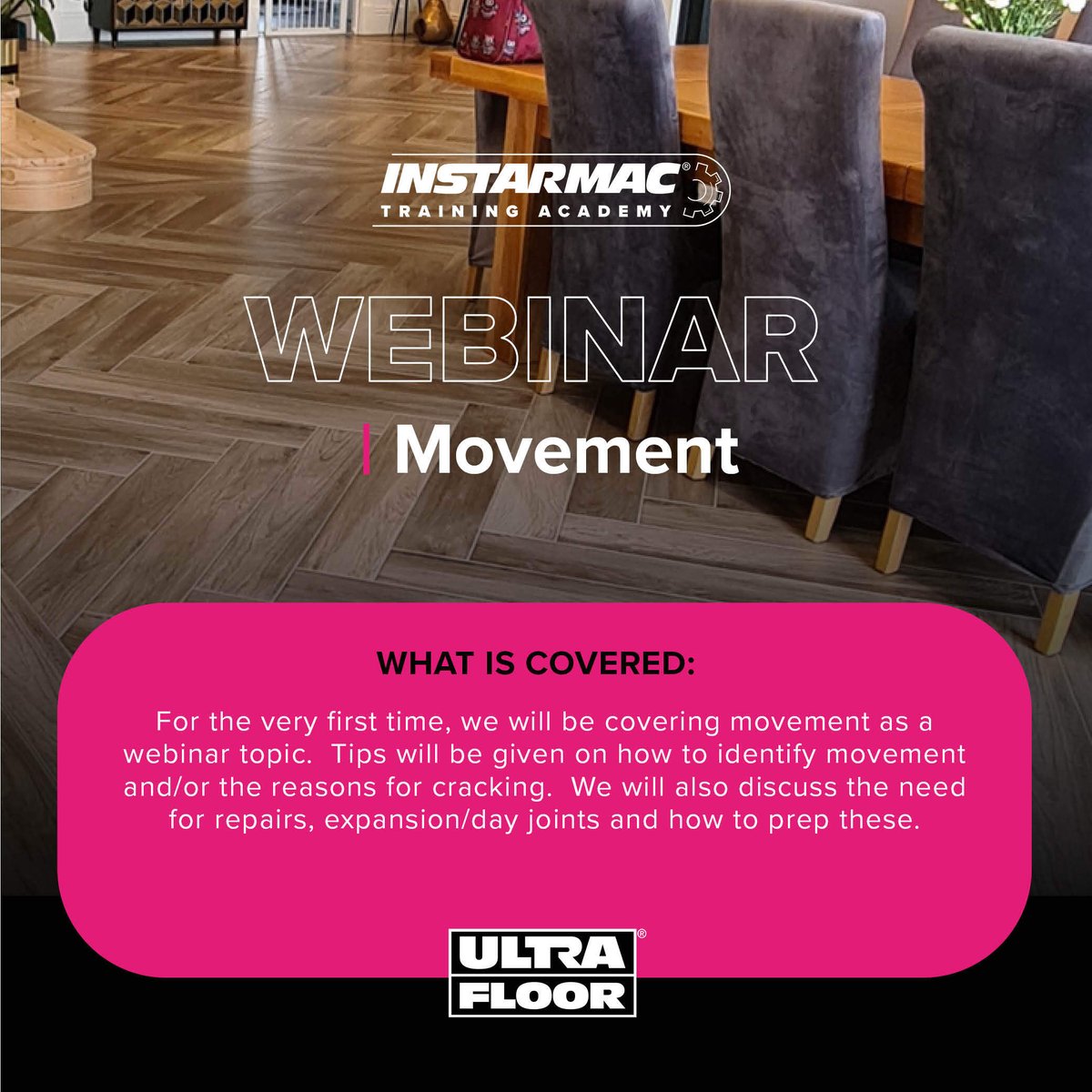 Ultra_Floor's tweet image. ⭐ WEBINAR ⭐

👤 Trainer: Fred Whitehouse
🎓 The Topic: Movement
📆 When: 29th April
⌚ Time: 6pm
📍 Where: Online
➡️ Swipe to see more about the webinar
⬇️ Click the link to register 
hubs.ly/Q035L9gH0 

#Training #Tiling #TilingTraining #TileTraining