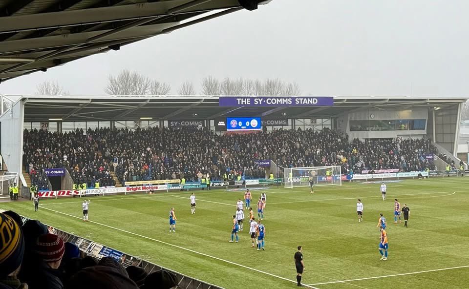theawayfans's tweet photo. Bolton’s sell out away end at Shrewsbury today.

The Wanderers fans were rewarded with a 3-2 win. #BWFC 👏 https://t.co/HulpRAfxS8