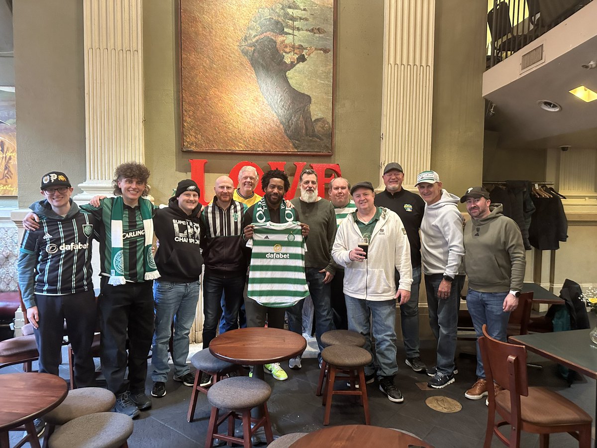 Plough Bhoys CSC 🍀🇮🇪 (@ploughbhoyscsc) on Twitter photo Welcome to <a href="/TyJohnsonNews/">Tyrone Johnson</a> of The Greatest Show Ever for joining us <a href="/PloughStars/">Plough & the Stars</a> to watch <a href="/CelticFC/">Celtic Football Club</a>. Tyrone is a true Philly Gem! Welcome to <a href="/TyJohnsonNews/">Tyrone Johnson</a> of The Greatest Show Ever for joining us <a href="/PloughStars/">Plough & the Stars</a> to watch <a href="/CelticFC/">Celtic Football Club</a>. Tyrone is a true Philly Gem!