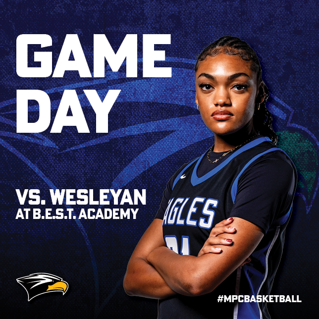 MPCAthletics's tweet photo. Your varsity girls #MPCBasketball team is playing in the #RegionTournament today at B.E.S.T. Academy. Come cheer on your Lady Eagles as they take on Wesleyan at 3:00 p.m. Let's for Lady Eagles! #FunToWatch https://t.co/KcCvKPZYJX