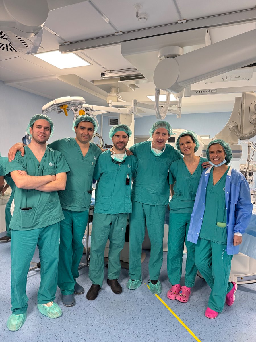 Manuel_O_Santos's tweet photo. 🔬 We successfully performed the first #Alterra Prestent and #SAPIEN3 pulmonary valve replacements in the Iberian Peninsula, treating 3 patients in #CardioCHUC Coimbra🫀! An innovative @EdwardsLifesci  approach that expands treatment options for young pts with #CHD #UnicCHUC https://t.co/rgZ4ESSsXZ