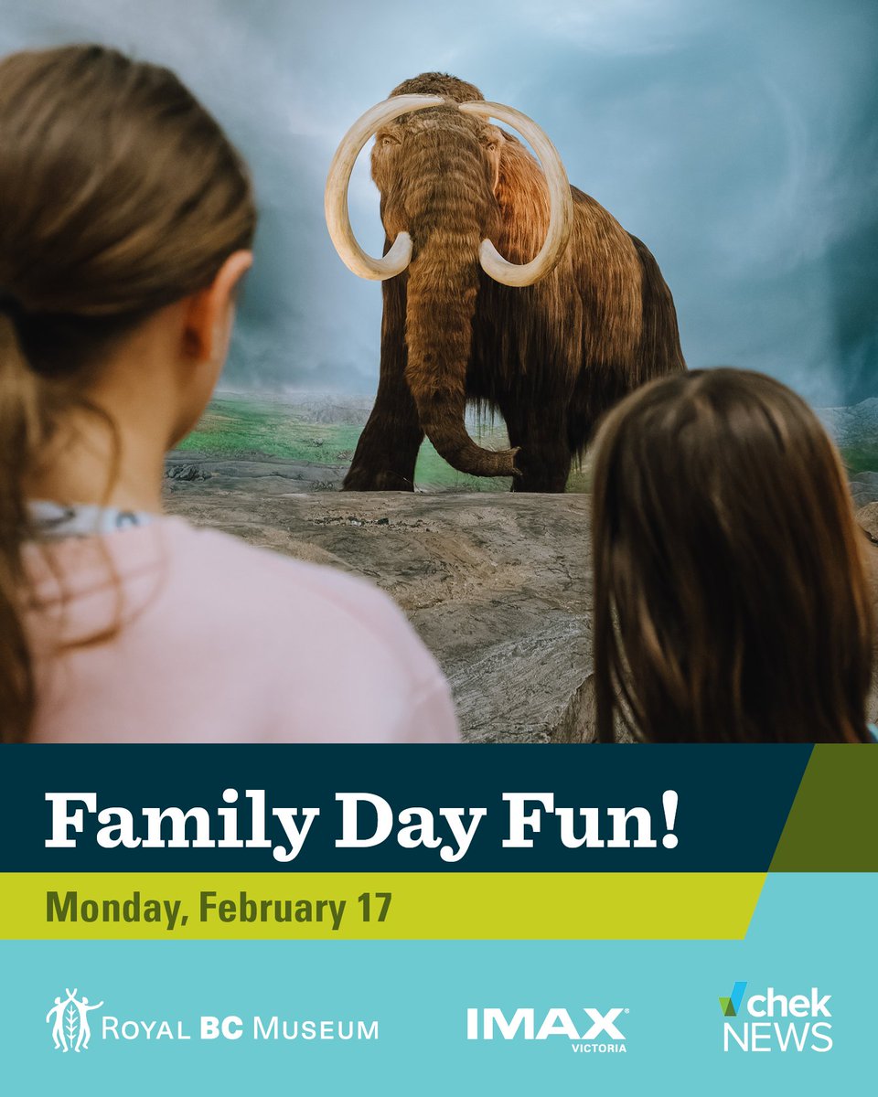 This family day, admission is by donation! Visit our new feature exhibition, Wildlife Photographer of the Year, and catch the final day of Canadian Modern! Catch up on a full schedule of twoonie films at IMAX® Victoria.

February 17 |  10 AM–5 PM
