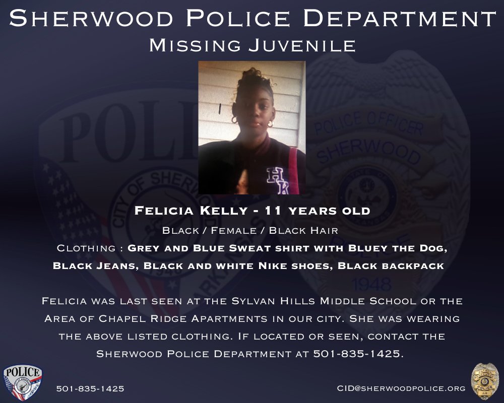 Sherwood Police Department (@sherwoodarpd) on Twitter photo 