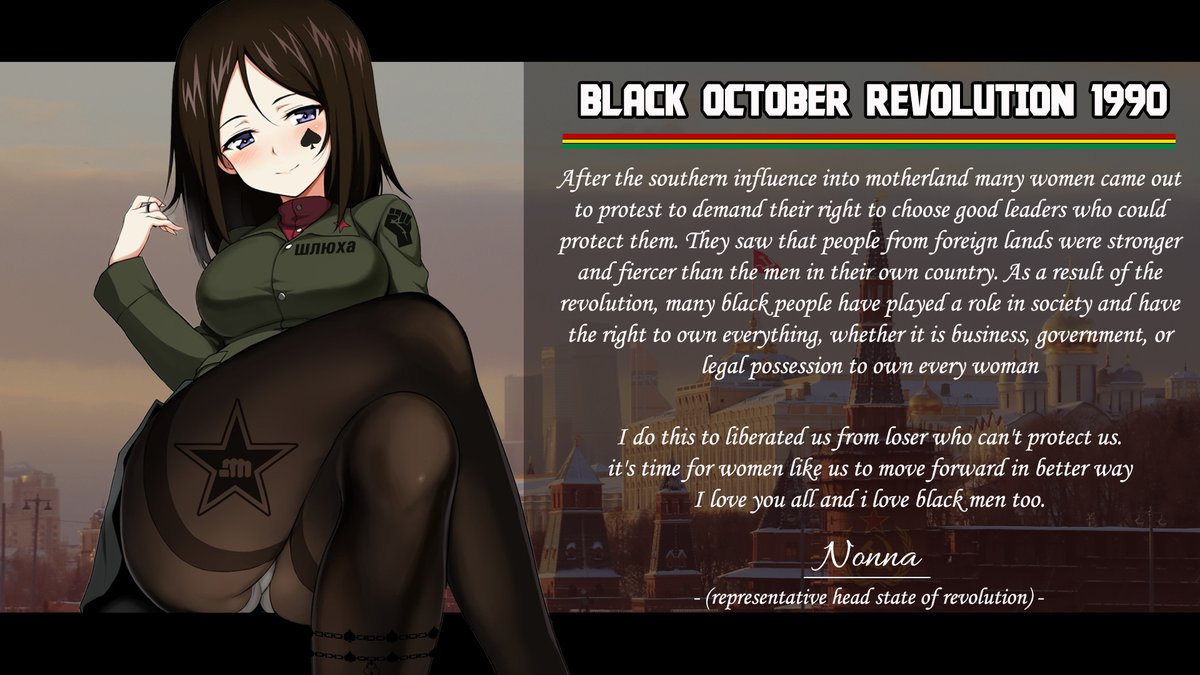 Nonna's speech at revolution stage ☭

#blackedhentai #blacked #blackedit #snowbunny #blackedgirlsundpanzer #blackedgup #qos #blackedwaifu #bnwo #cuck #cuckold #bbc #raceplay
#gup #girlsundpanzer #nonna