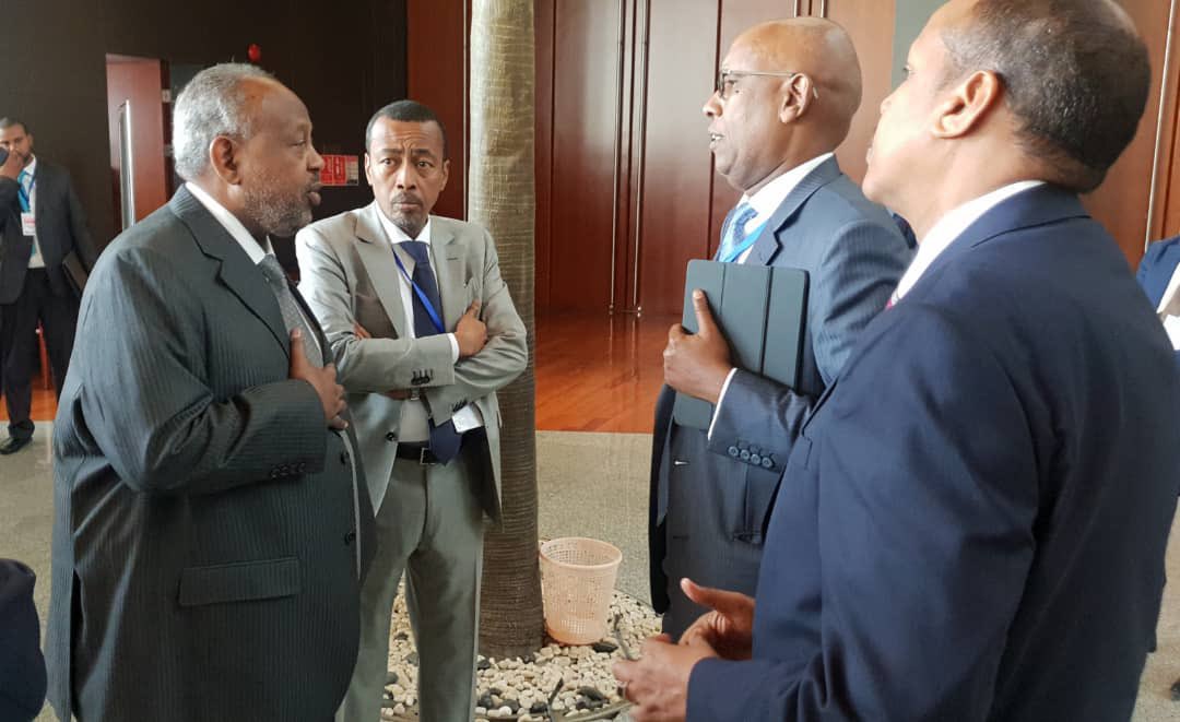 AnalystSomalia's tweet photo. The leaders behind Djibouti’s historic victory in the @_AfricanUnion chairperson election:

@IsmailOguelleh, @ymahmoudali, @Ilyasdawaleh, and @AmbMedIdriss. https://t.co/rtwgDBZoV4
