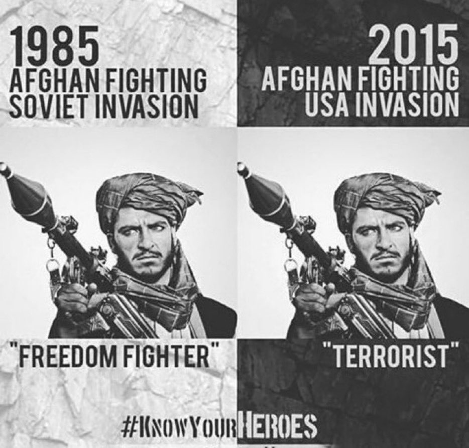 The word terrorist holds no weight.